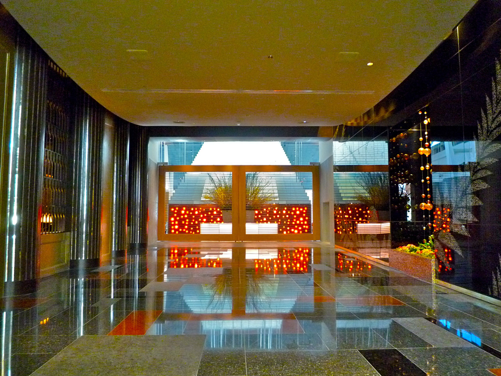 Aria Hotel | 00000005678 | hotels - motels,    hallway, lobby, 