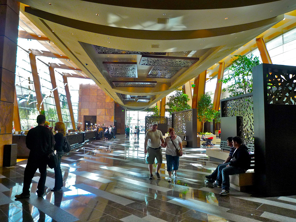 Aria Hotel | 00000005682 | hotels - motels,    hallway, lobby, 
